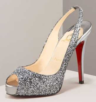 louboutin plateado