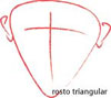 rosto-triangular
