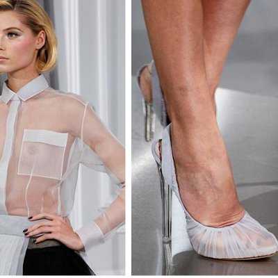 christian dior zapatos transparentes