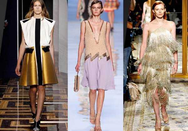 La moda metálica en las pasarelas